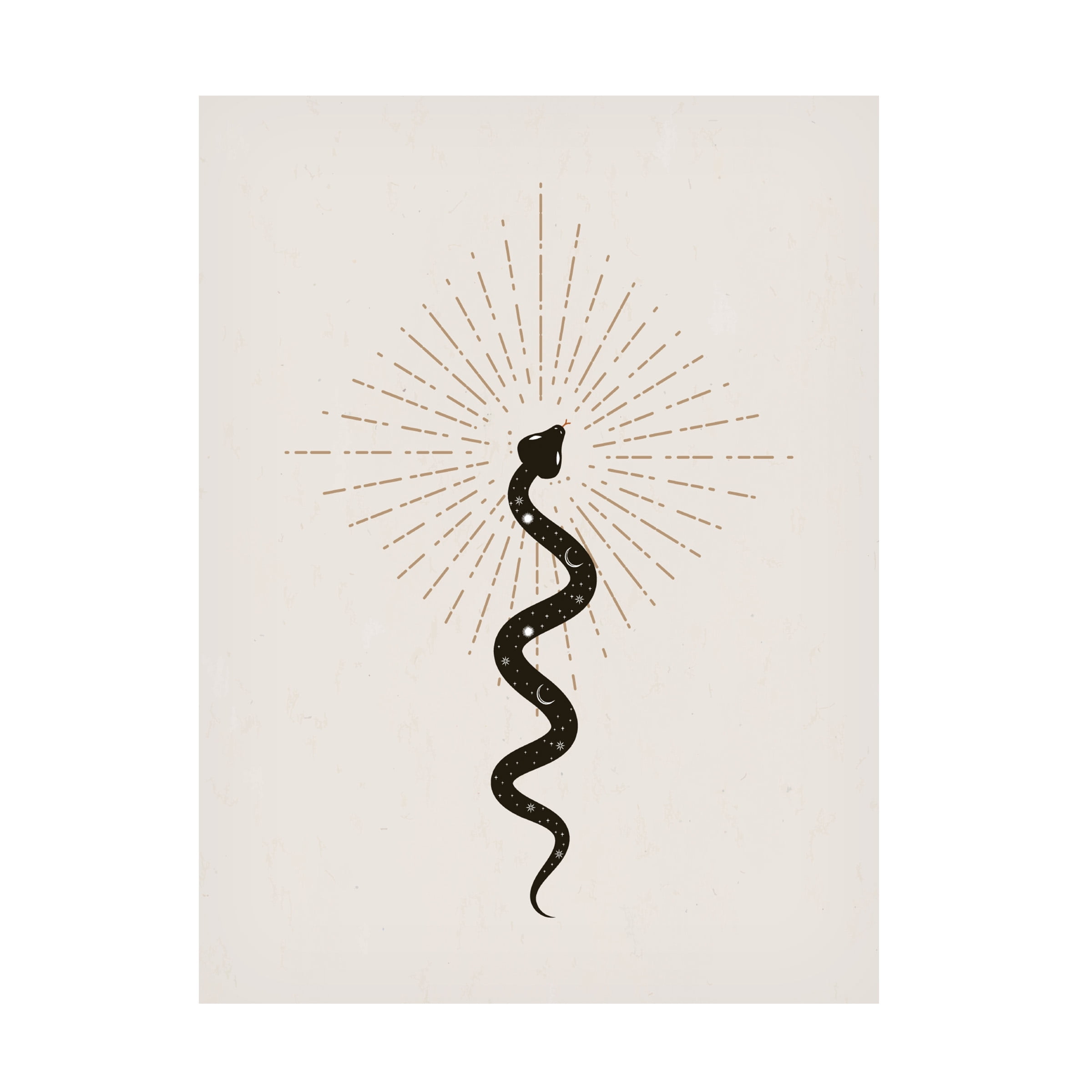 Beth Cai 'Spirit Serpent' Canvas Art