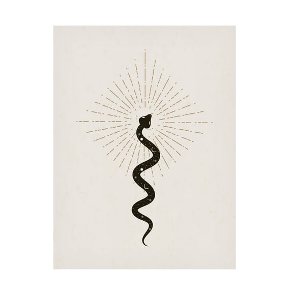 Beth Cai 'Spirit Serpent' Canvas Art