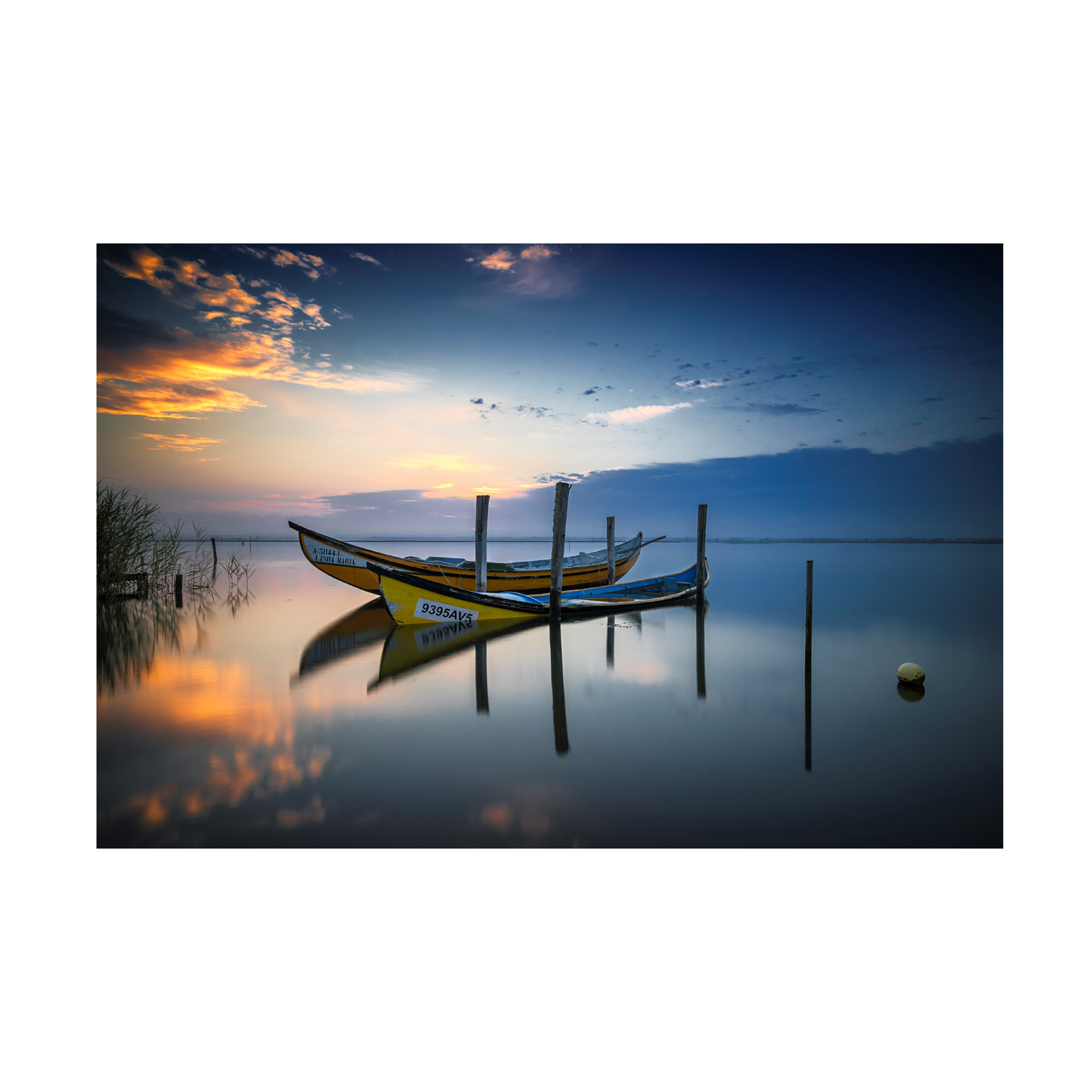 Rui Ribeiro 'The Boats' Canvas Art