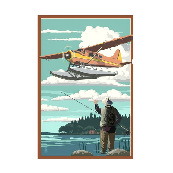 Lantern Press 'Fishing 1' Canvas Art