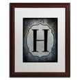 thumbnail image 1 of LightBoxJournal 'Letter H' Matted Framed Art, 1 of 4