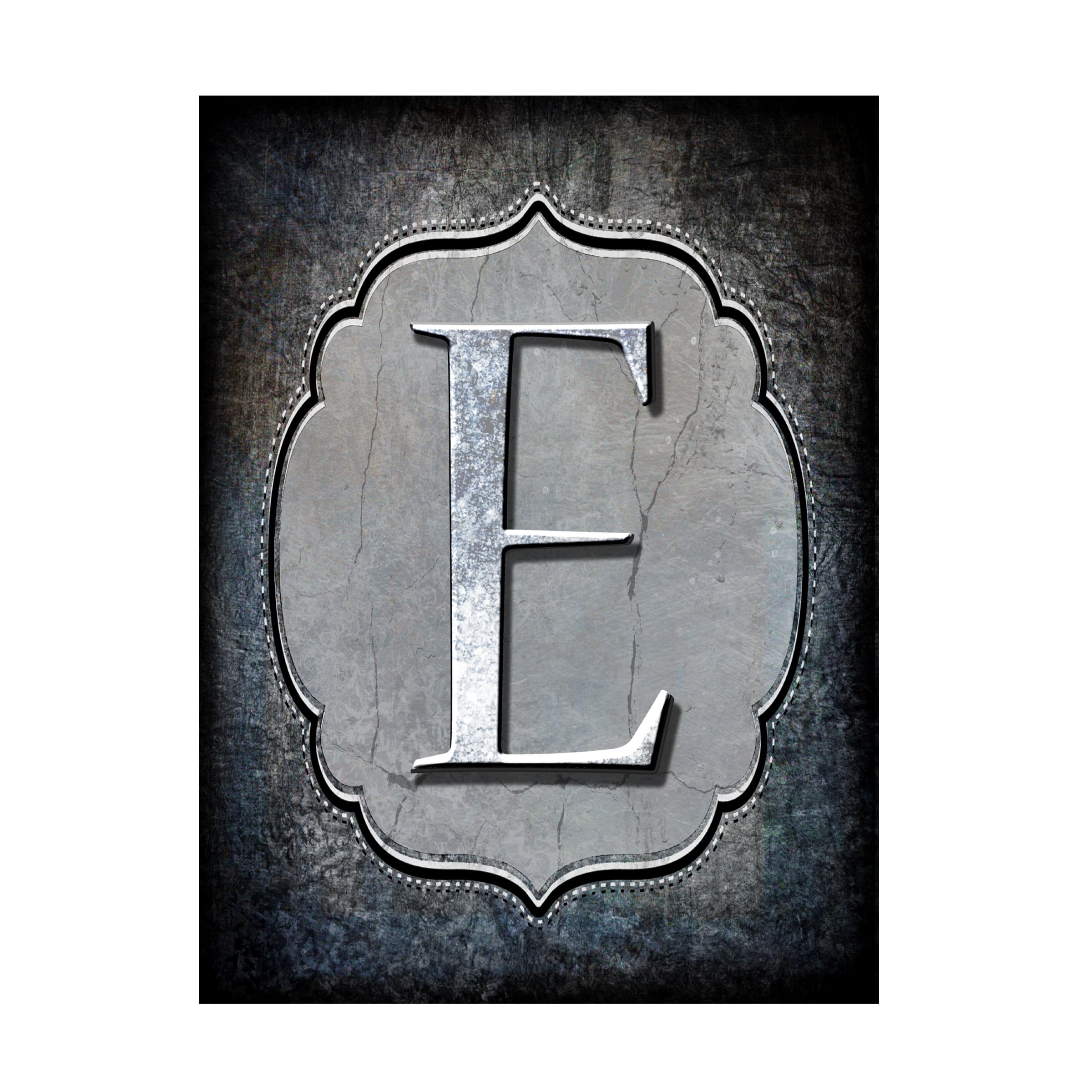 LightBoxJournal 'Letter E' Canvas Art
