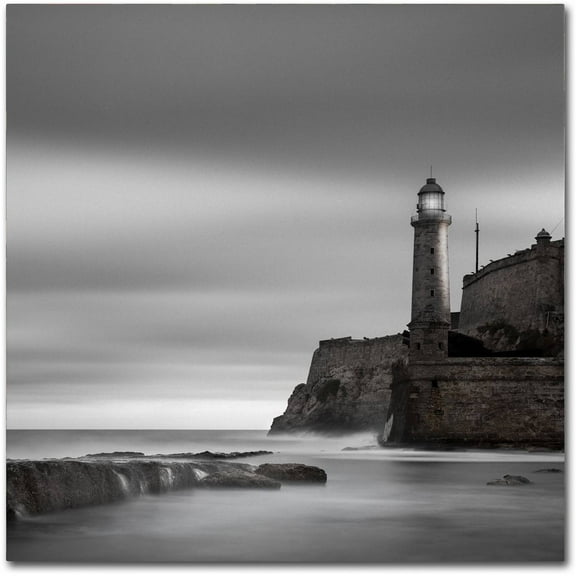 Moises Levy 'Morro Lighthouse' Canvas Art