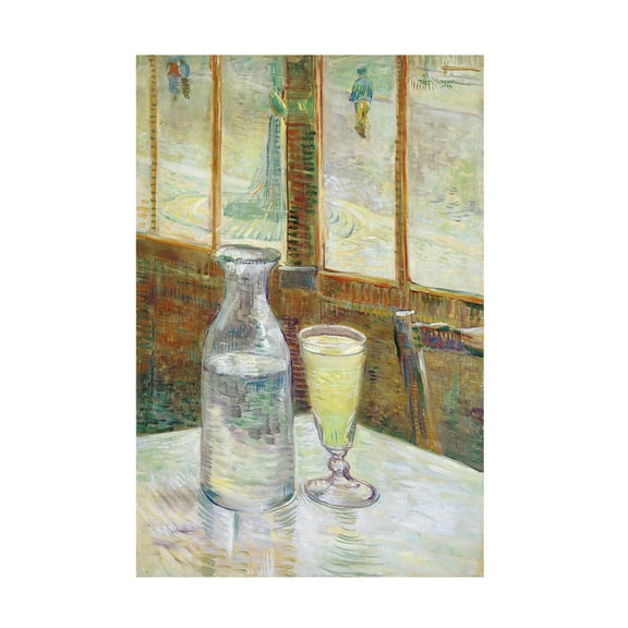 Van Gogh 'Cafe Table With Absinthe' Canvas Art