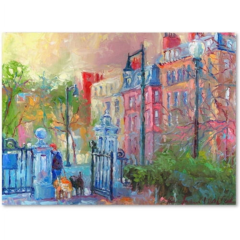 Richard Wallich Boston Framed Canvas Art Print, 18" x 24"