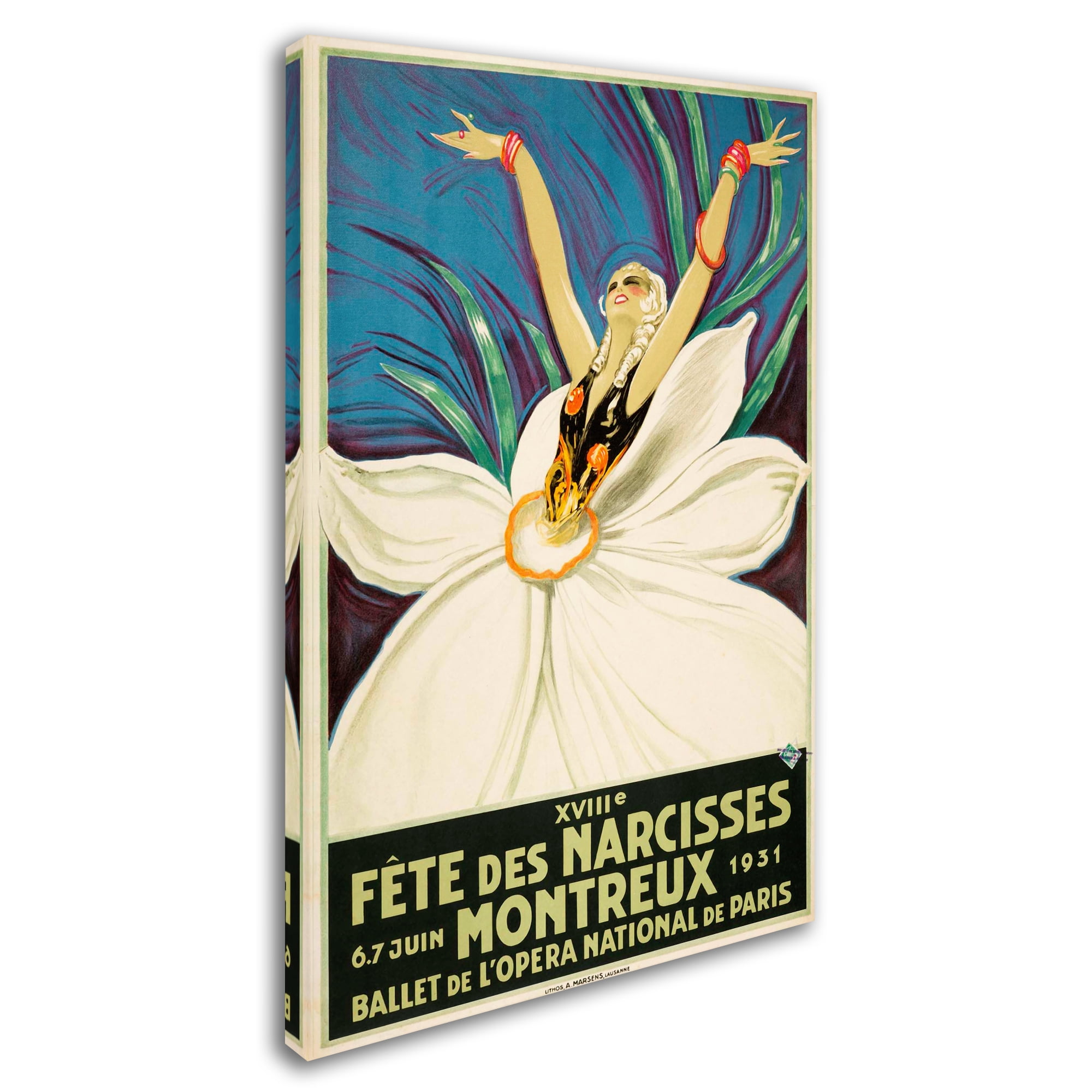 Trademark Fine Art " Paris Ballet " by Vintage Apple Collection