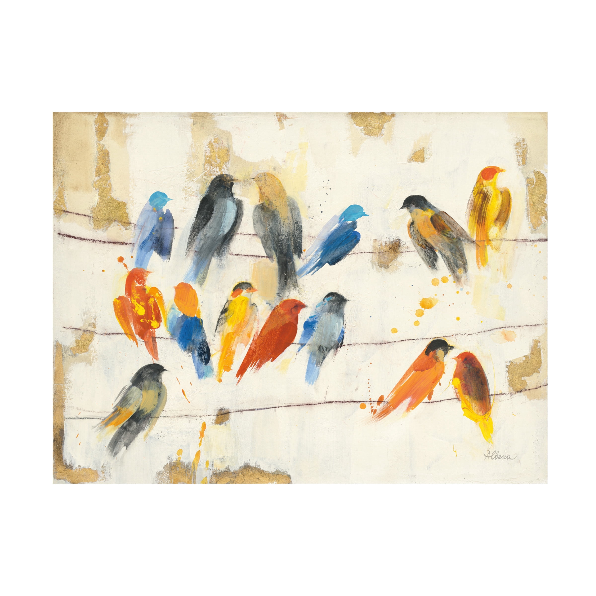 Albena Hristova 'Town Meeting' Canvas Art