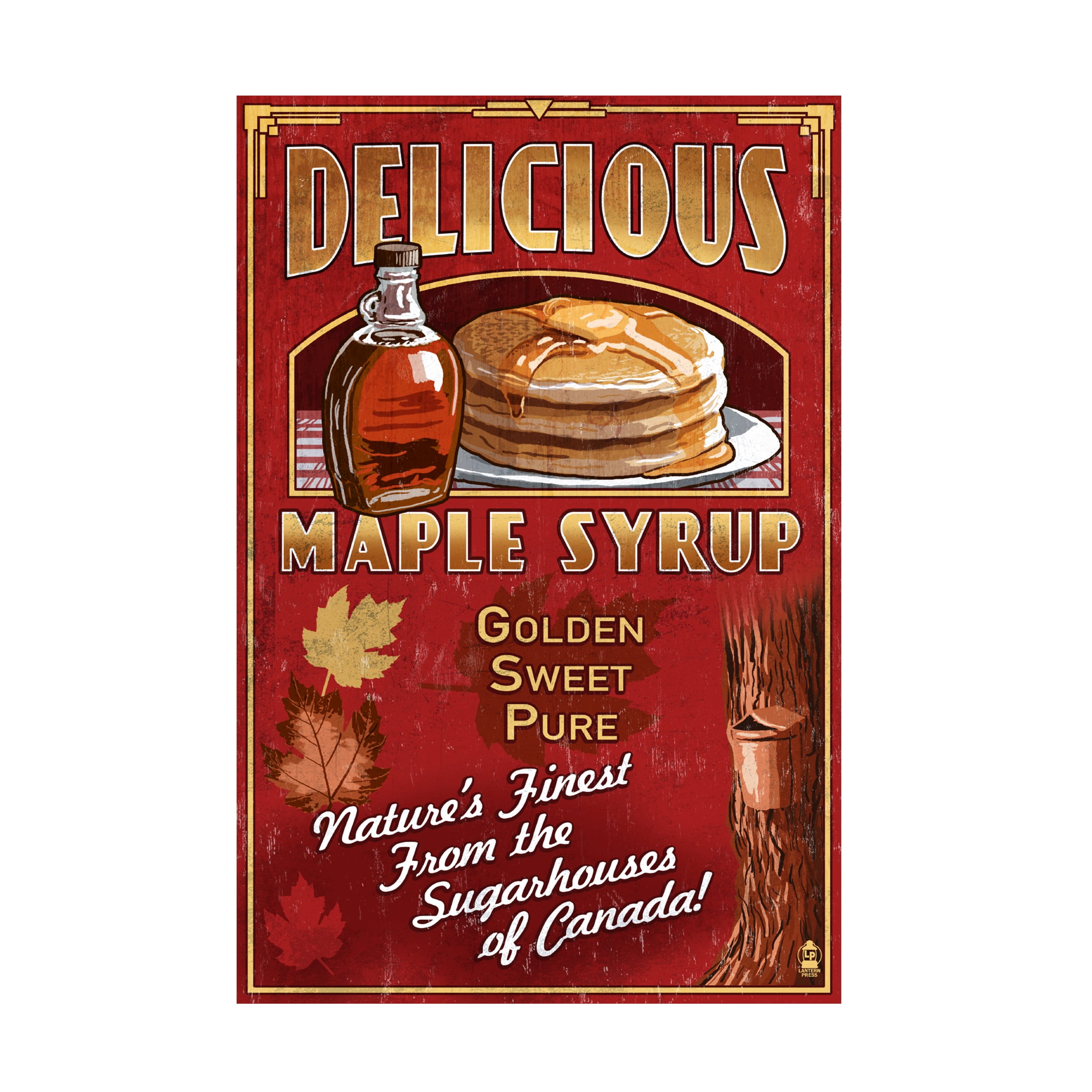 Lantern Press 'Pancakes' Canvas Art