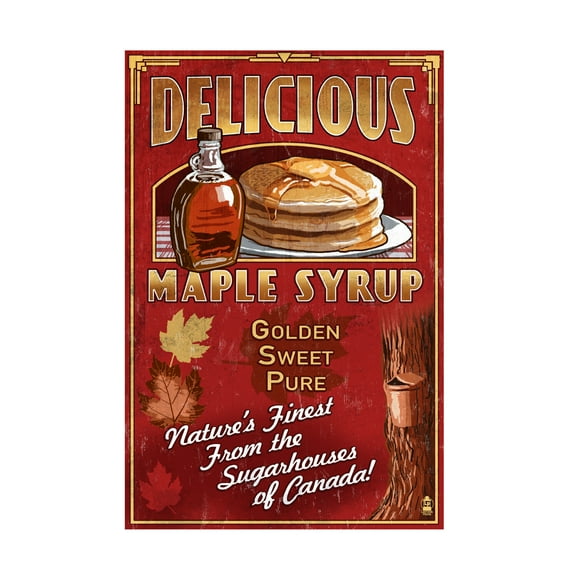 Lantern Press 'Pancakes' Canvas Art