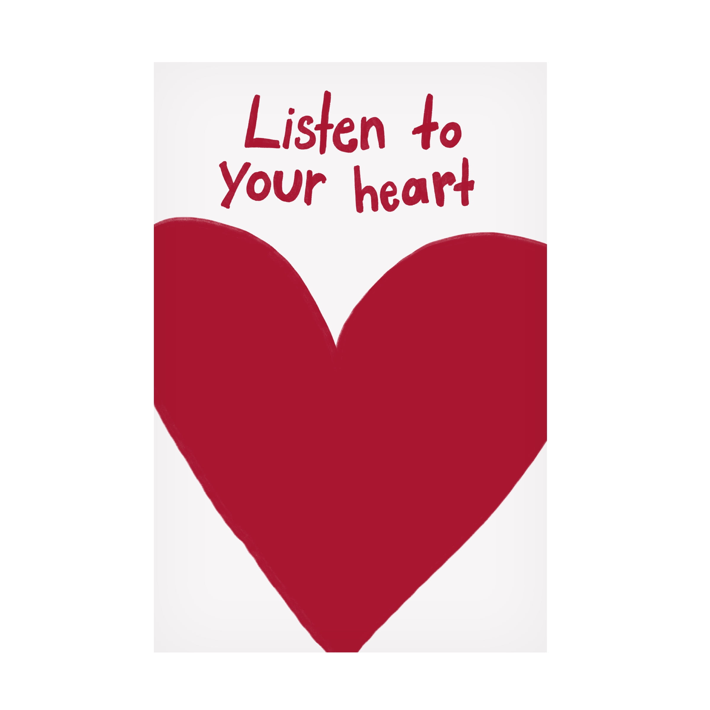 Athene Fritsch 'Listen To Your Heart' Canvas Art