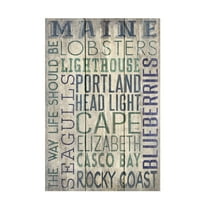 Lantern Press 'Maine 2' Canvas Art