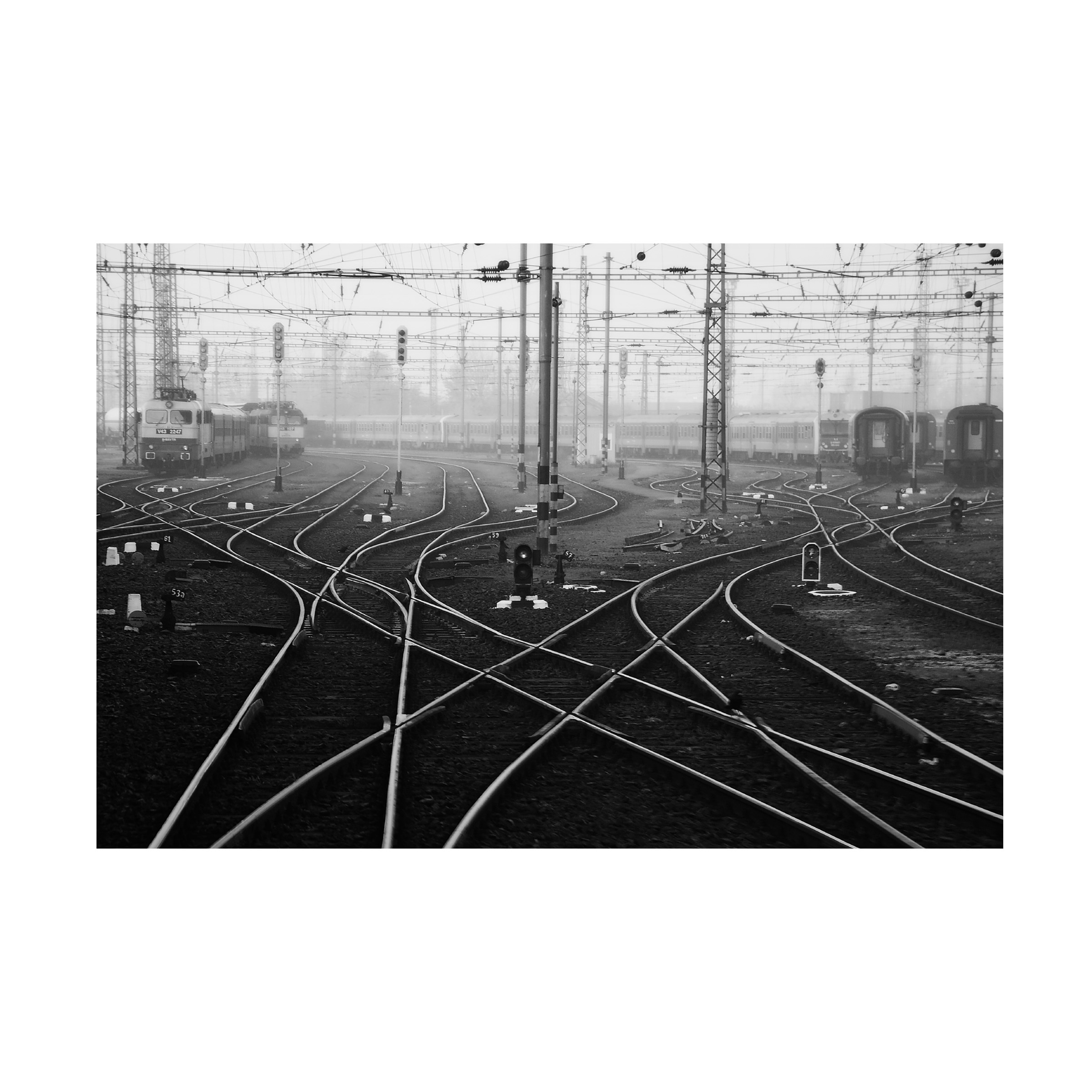 Nicoleta Gabor 'Im A November Passenger' Canvas Art