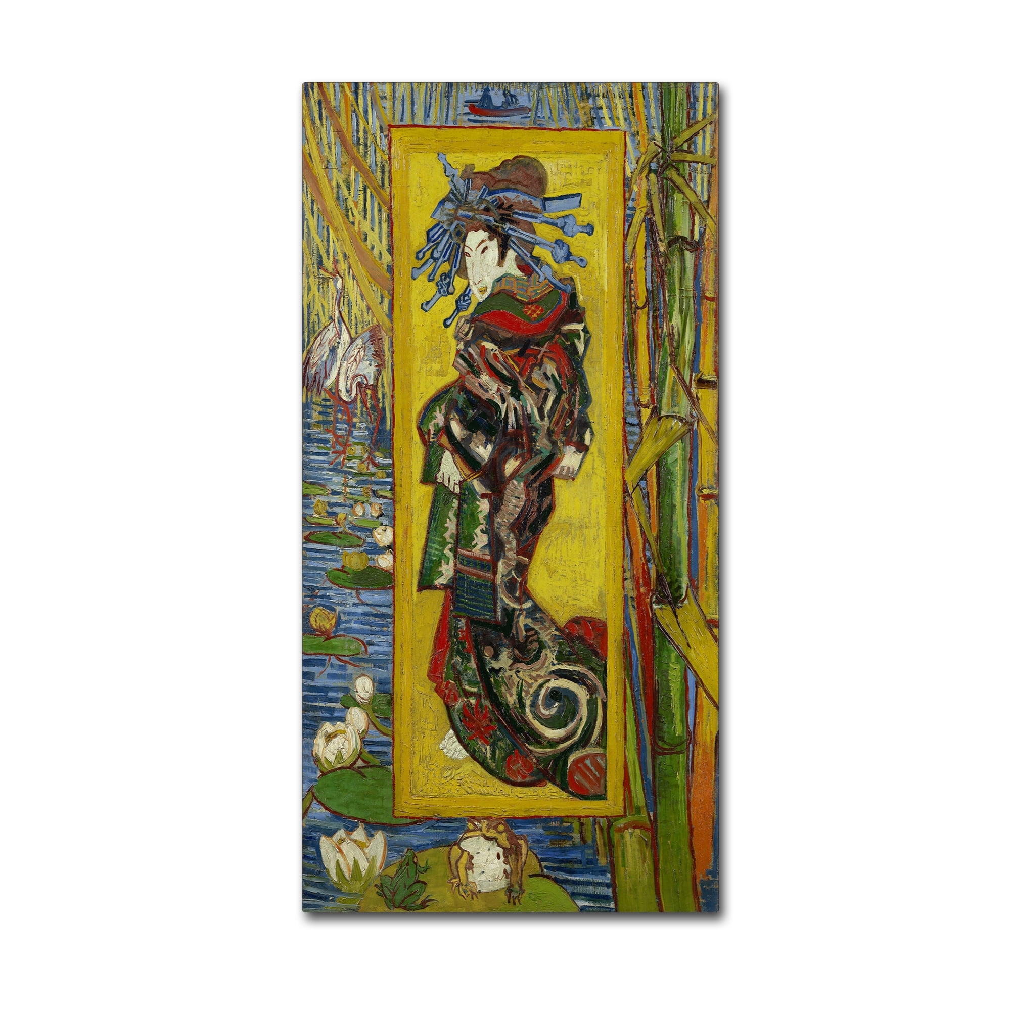 Vincent Van Gogh Courtesan After Eisen Abstract Canvas Art