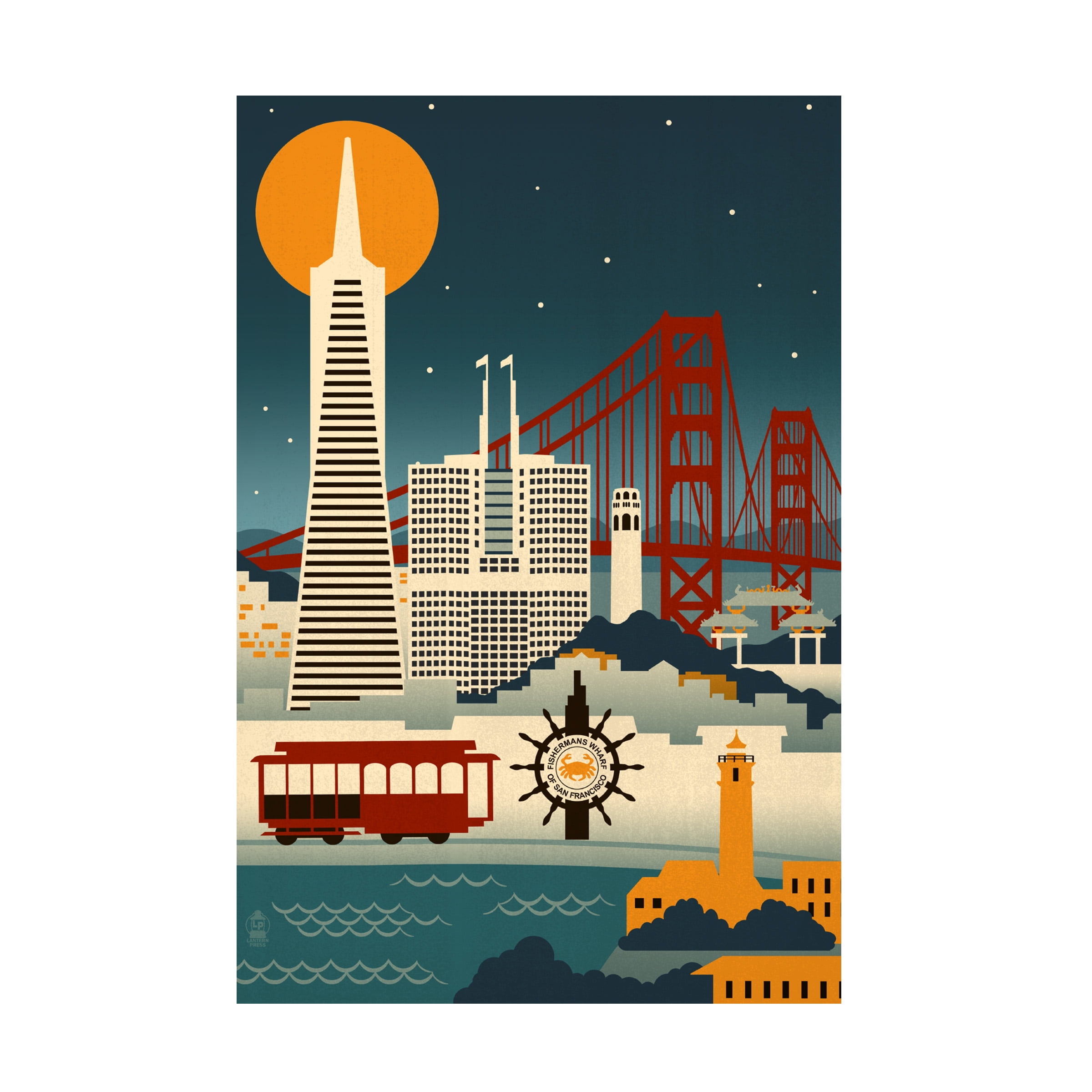 Lantern Press 'Travel 127' Canvas Art