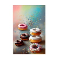 Treechild 'Yummy Donuts' Canvas Art