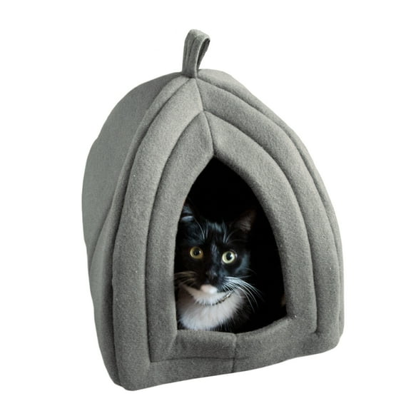 PETMAKER Cat House for Rabbits, Guinea Pigs, and Other Small Animals (Gray)