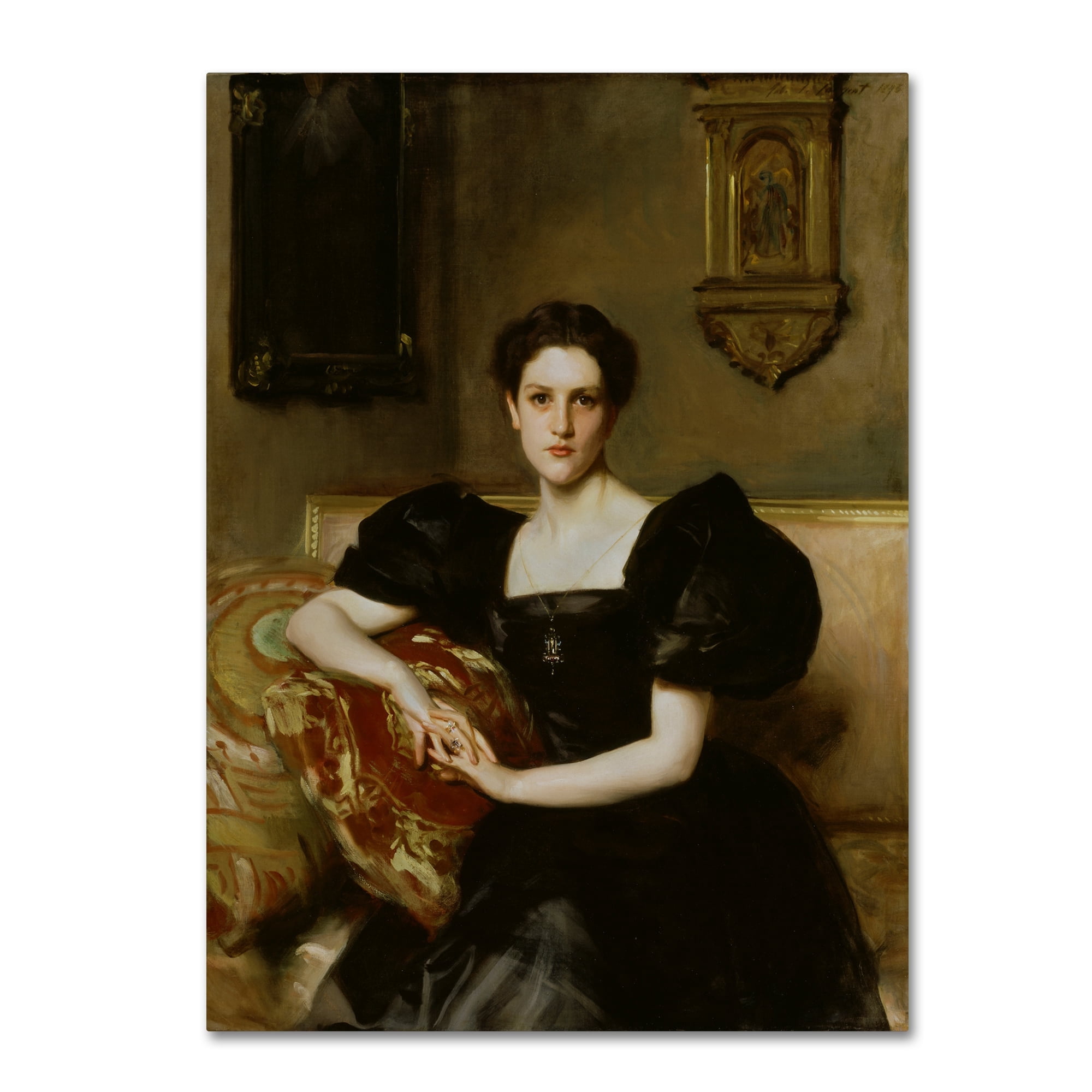 John Singer Sargent 'Elizabeth Winthrop Chanler' Canvas Art