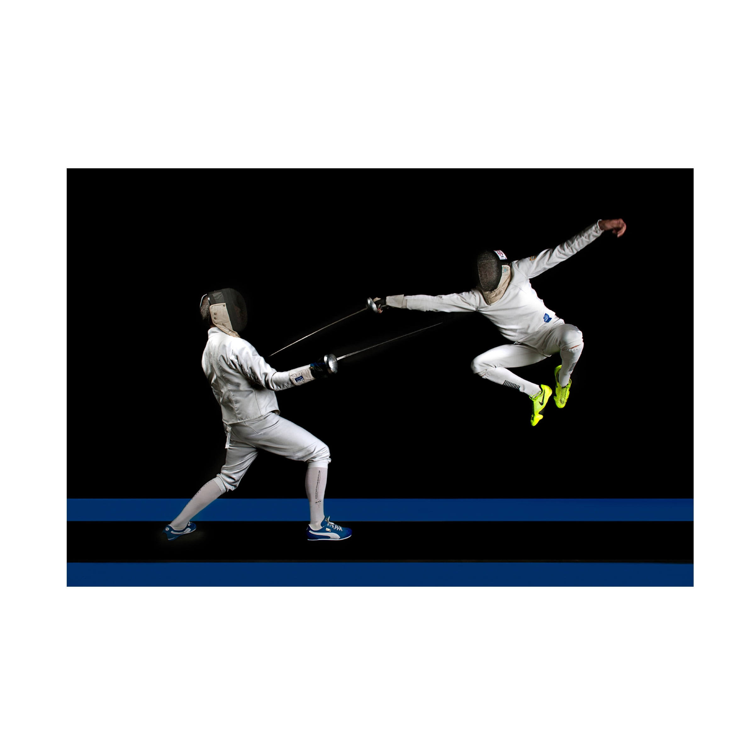 Hilde Ghesquiere 'Fencing' Canvas Art