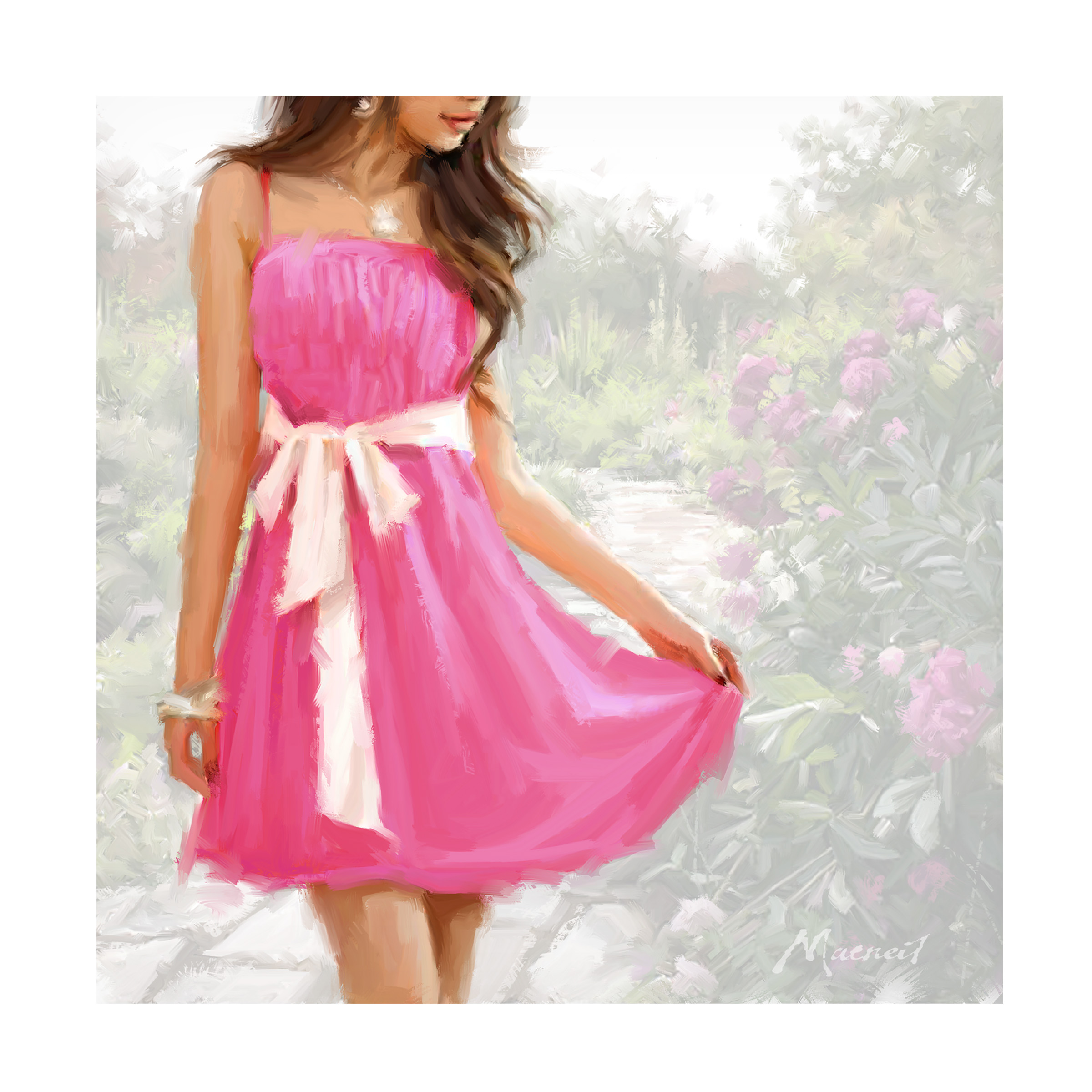 The Macneil Studio 'Summer Dress' Canvas Art