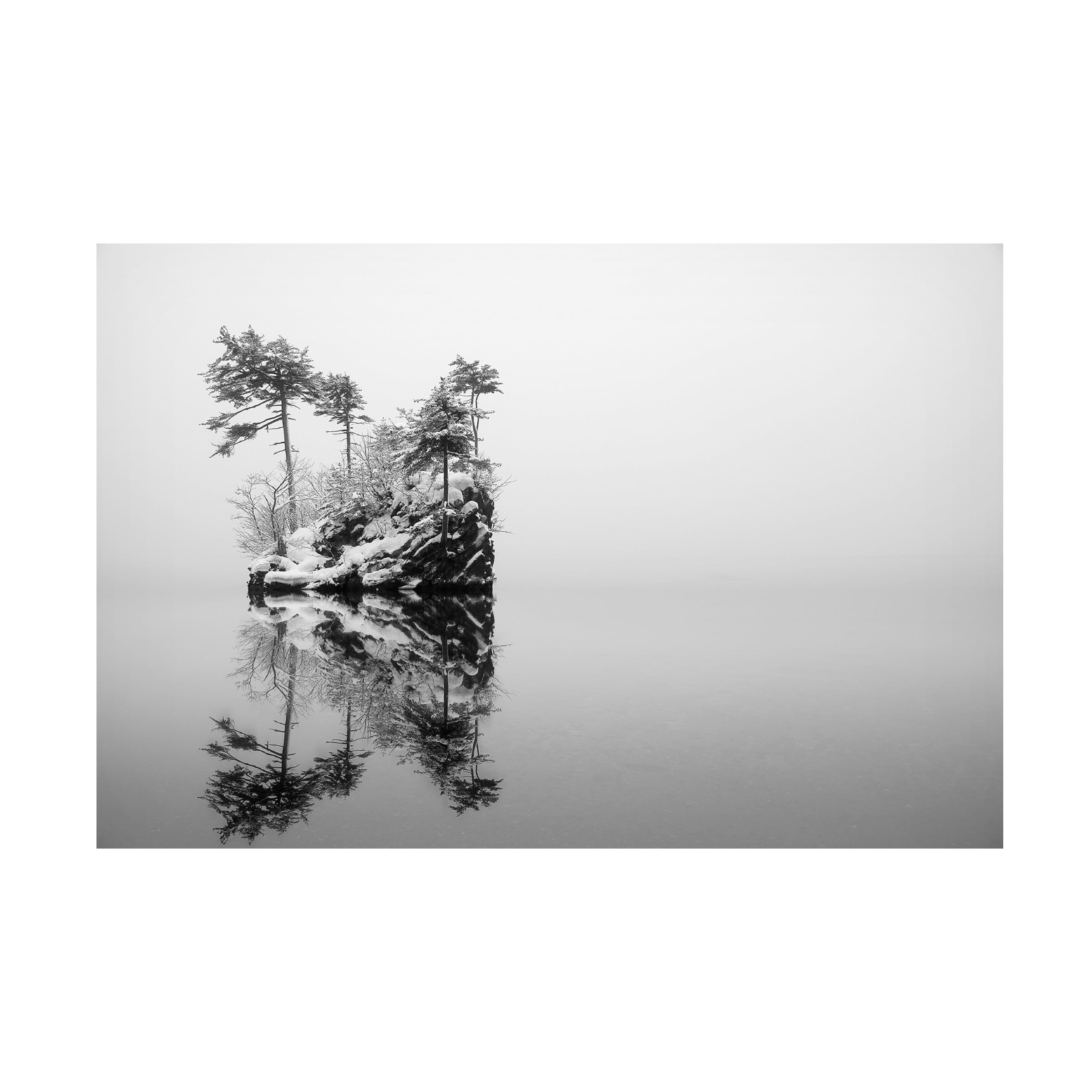 Ikuo Iga 'Isle Of Snowing Lake' Canvas Art