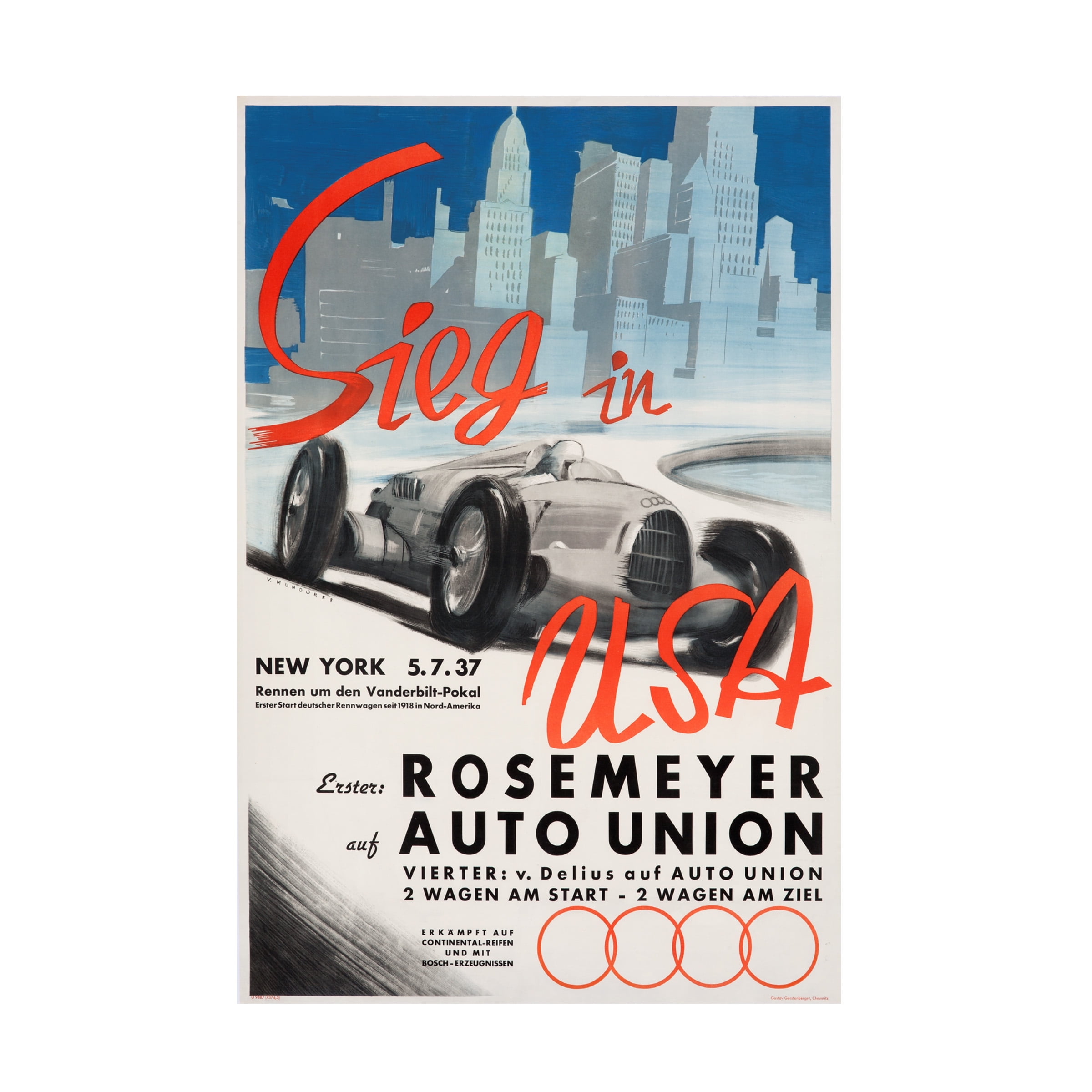 Lantern Press 'Audi' Canvas Art