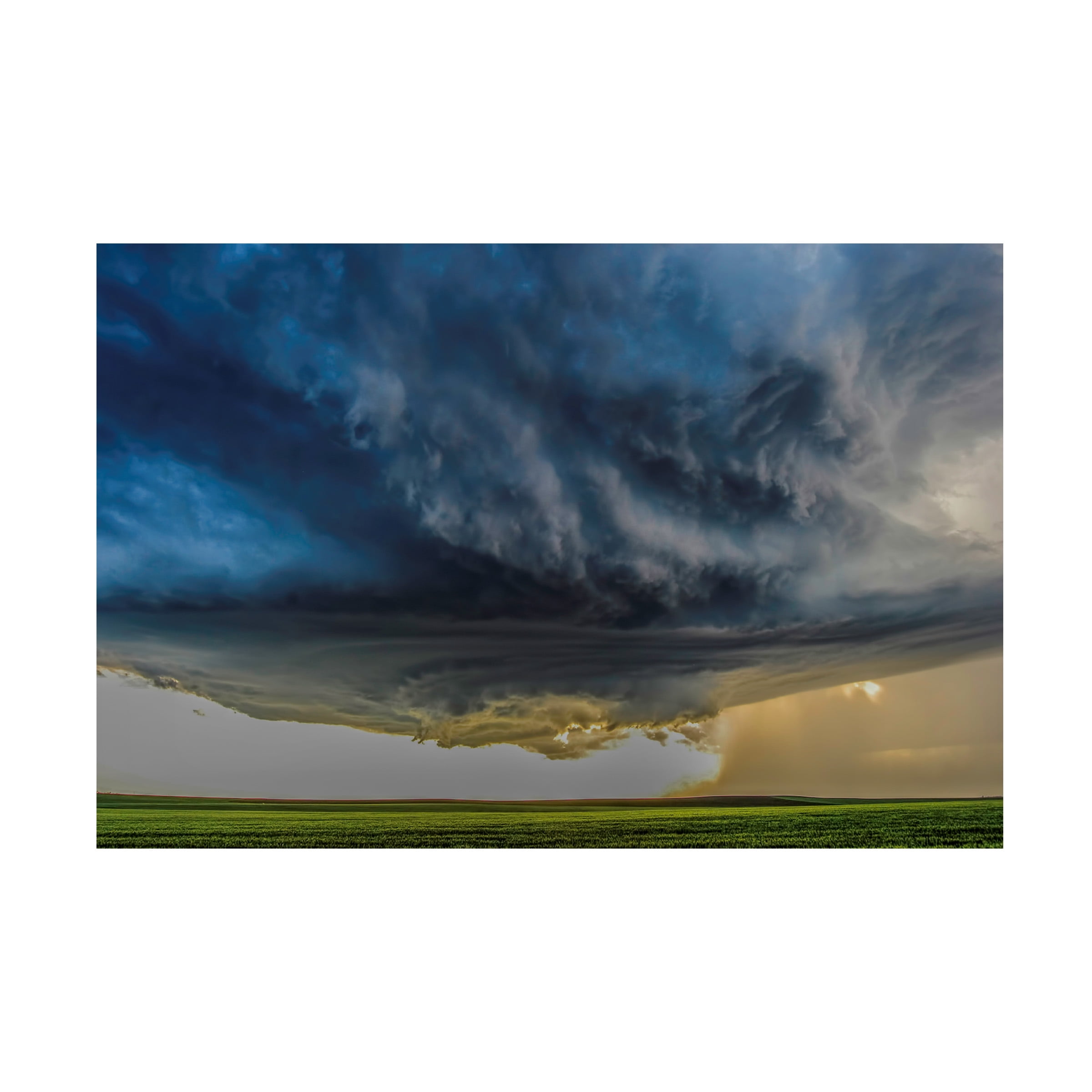 Rob Darby 'Storm Over Greenfield' Canvas Art