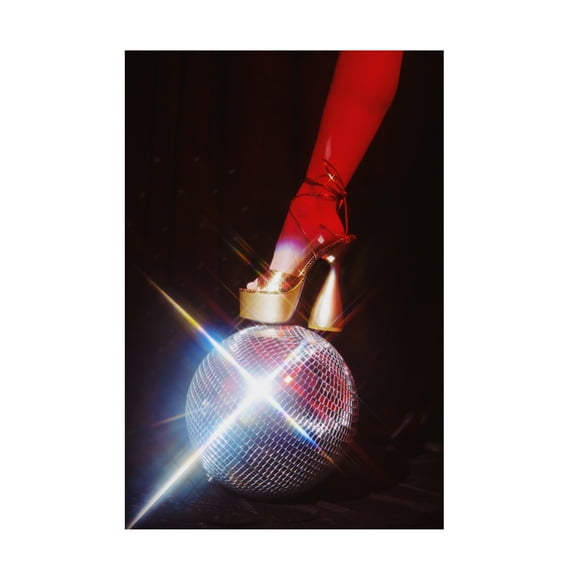 Samantha Hearn 'Groovy Shoe And Disco Ball' Canvas Art