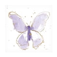 thumbnail image 1 of Shirley Novak 'Gilded Butterflies Ii Lavender' Canvas Art, 1 of 4