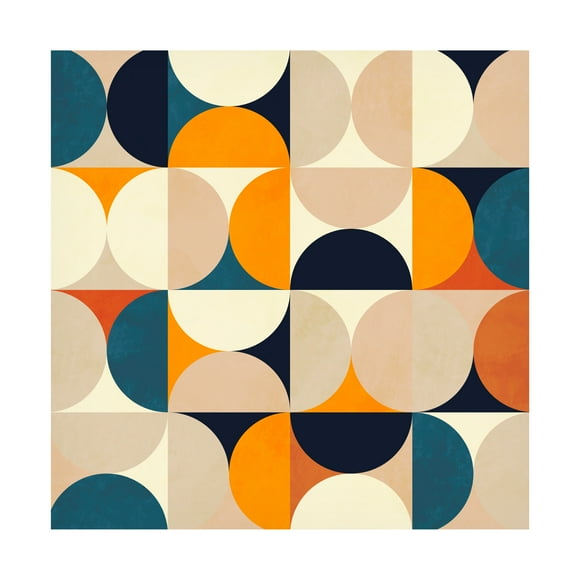 Ana Rut Bre 'Geometry New12 Bleu Claire' Canvas Art