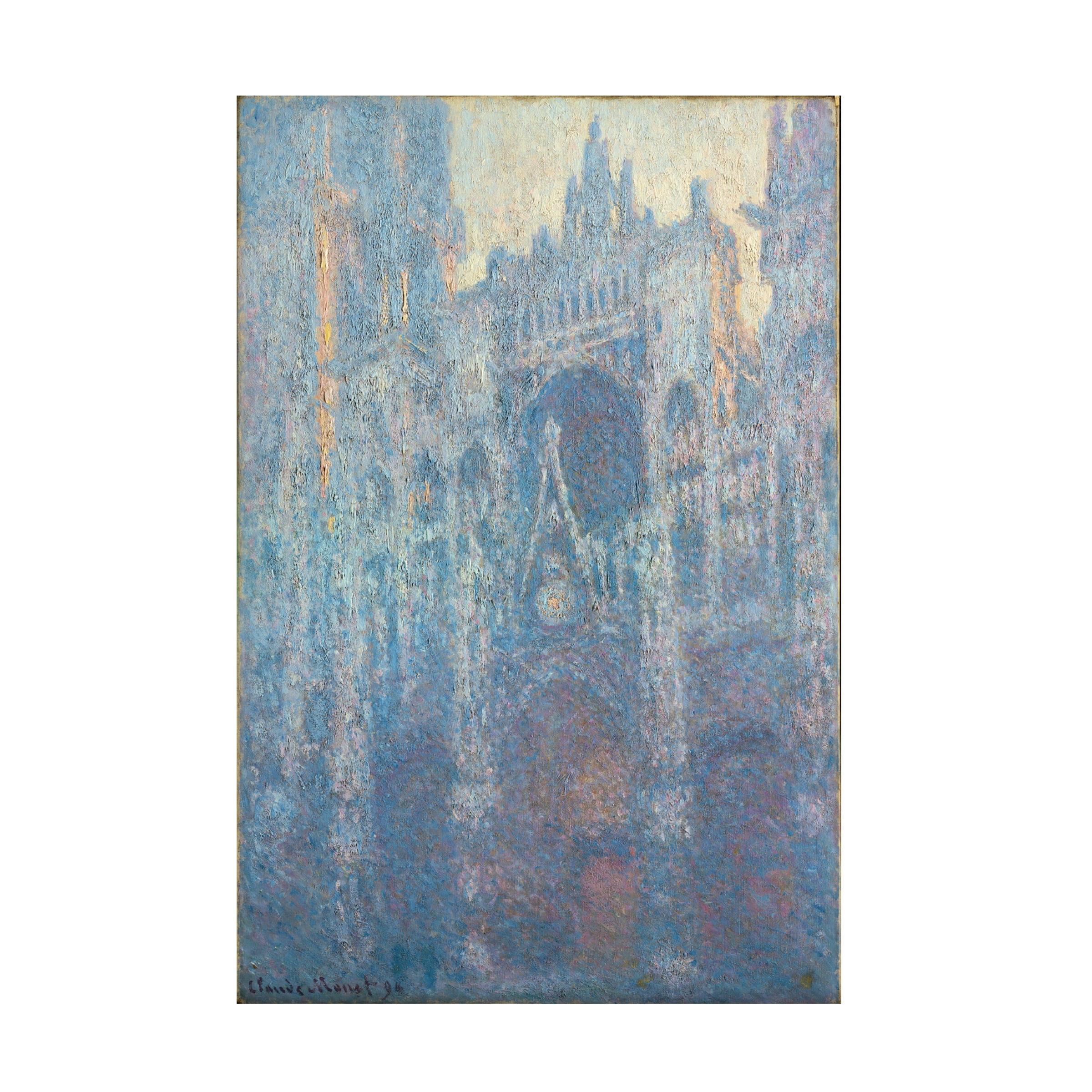 Claude Monet 'The Portal Of Rouen Cathedral in Morning Light' Canvas Art