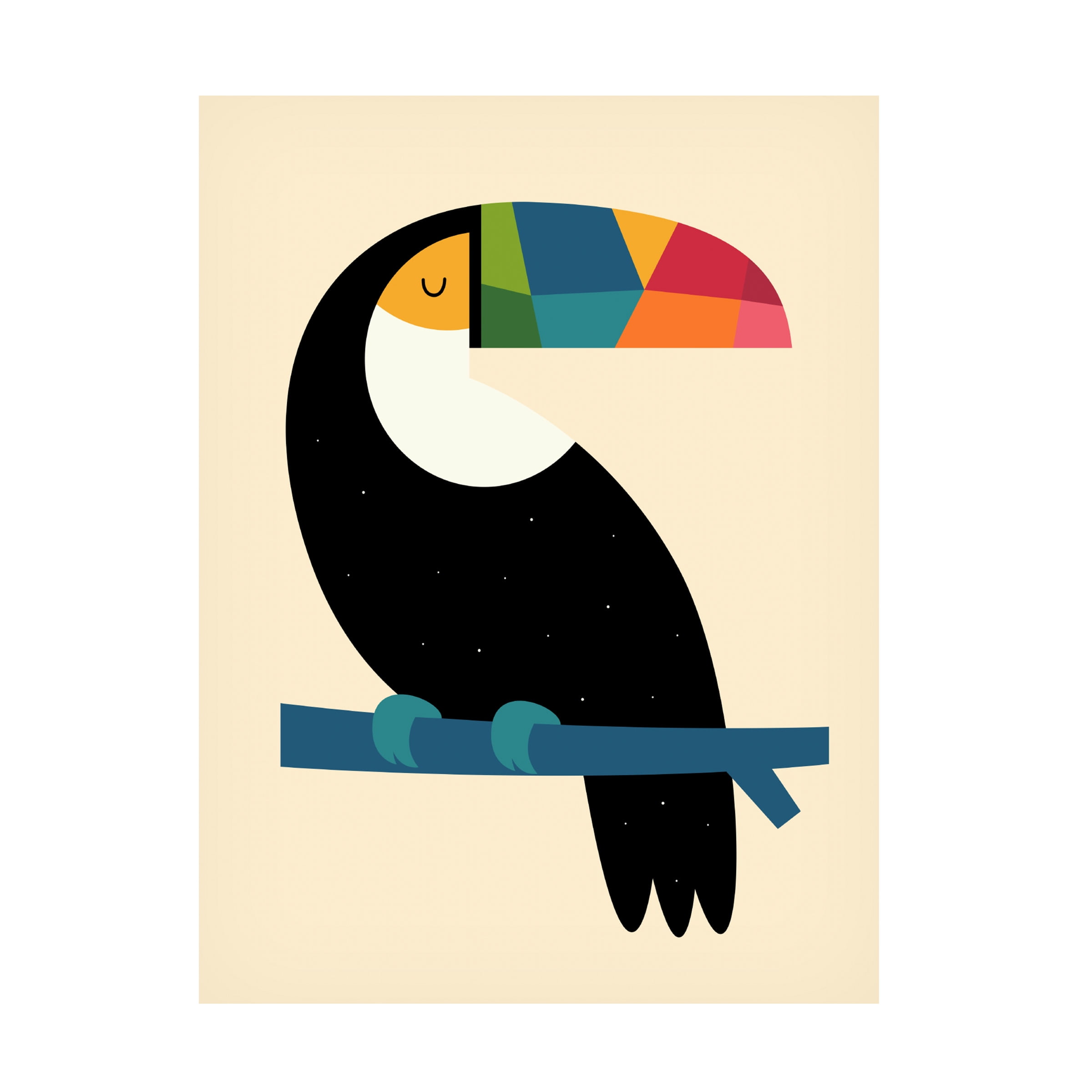 Andy Westface 'Rainbow Toucan' Canvas Art