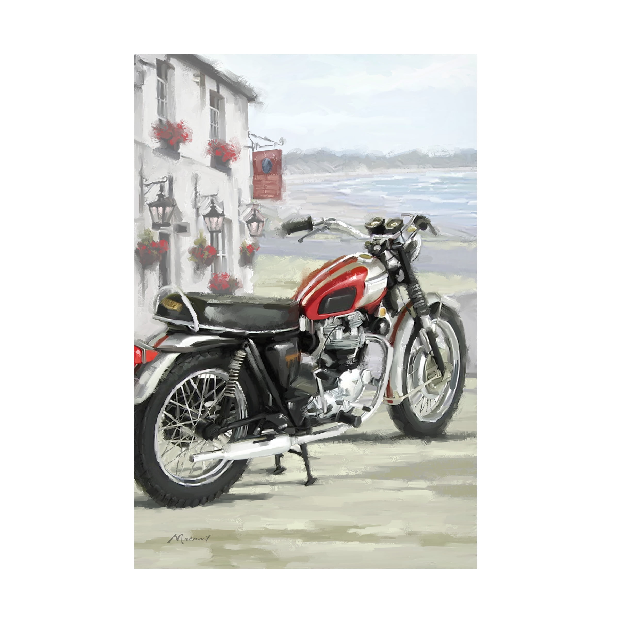The Macneil Studio 'Motorbike' Canvas Art