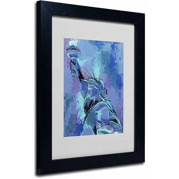 Richard Wallich 'Statue of Liberty 2' Matted Framed Art