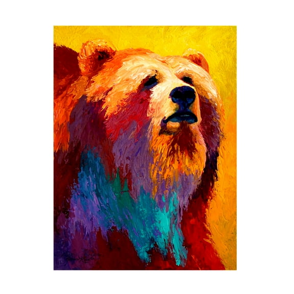 Marion Rose 'Ab Grizz III' Canvas Art