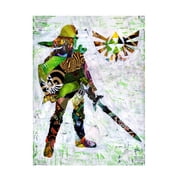 Trademark Fine Art Artpoptart Zelda 4 Canvas Wall Art - 14x19