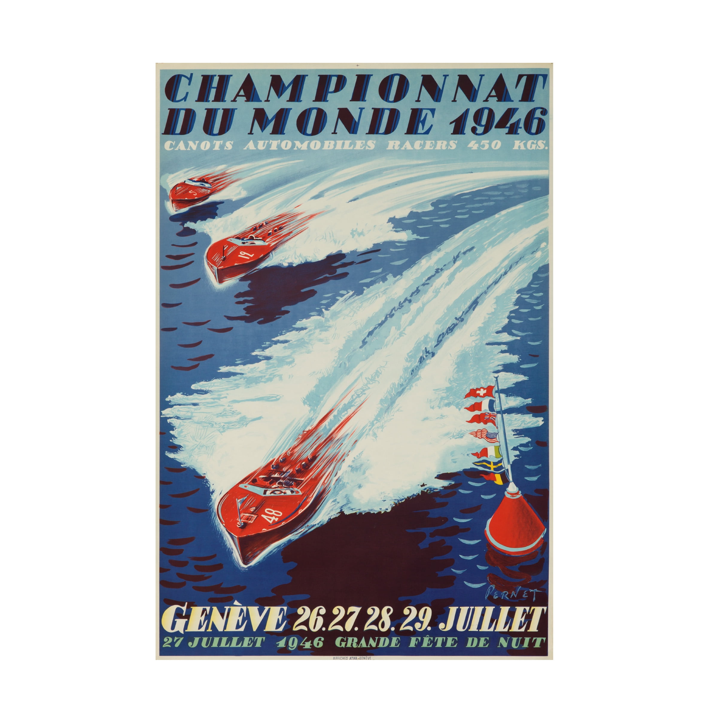 Lantern Press 'Boats' Canvas Art