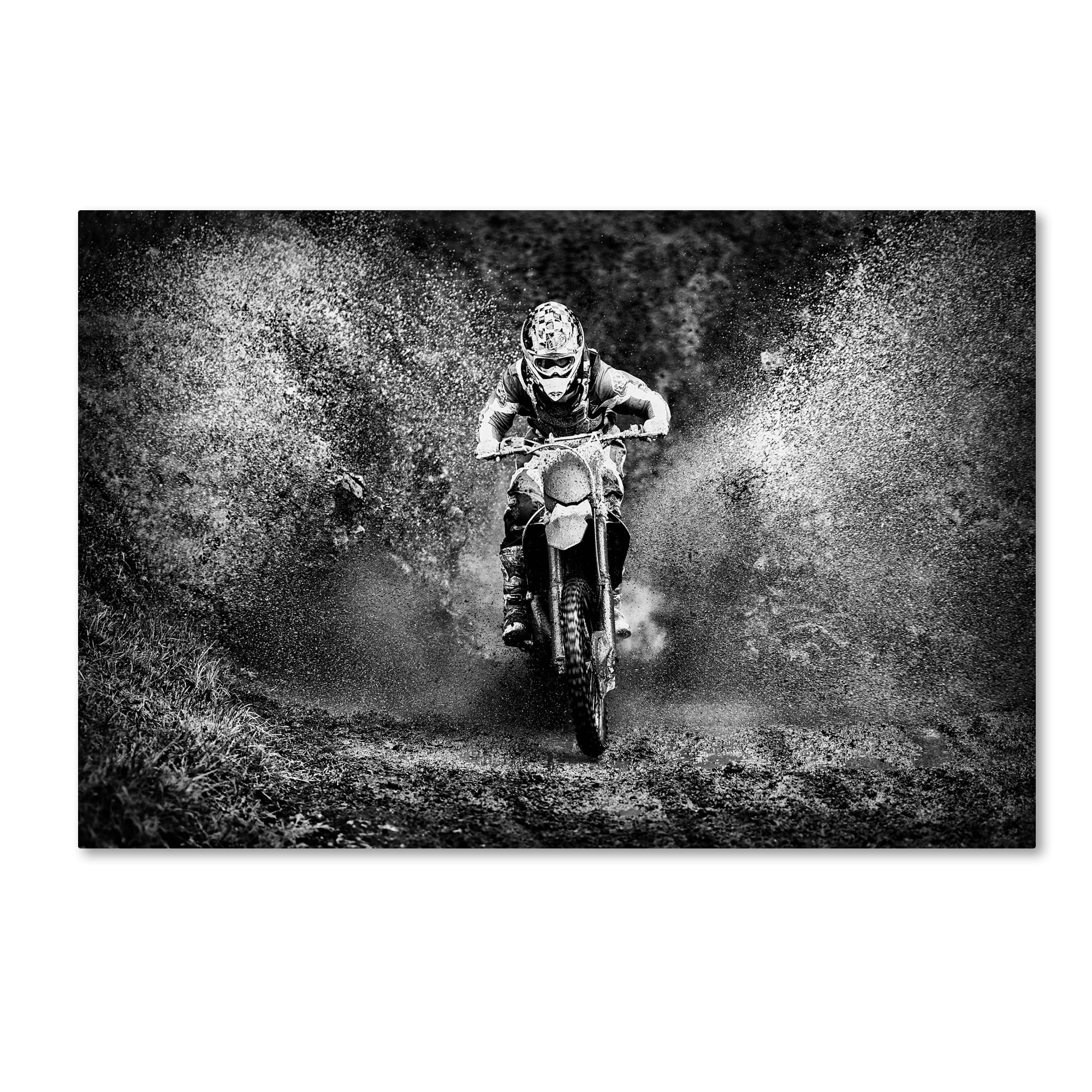 Paul GS Black and White Sports Photography Canvas Art