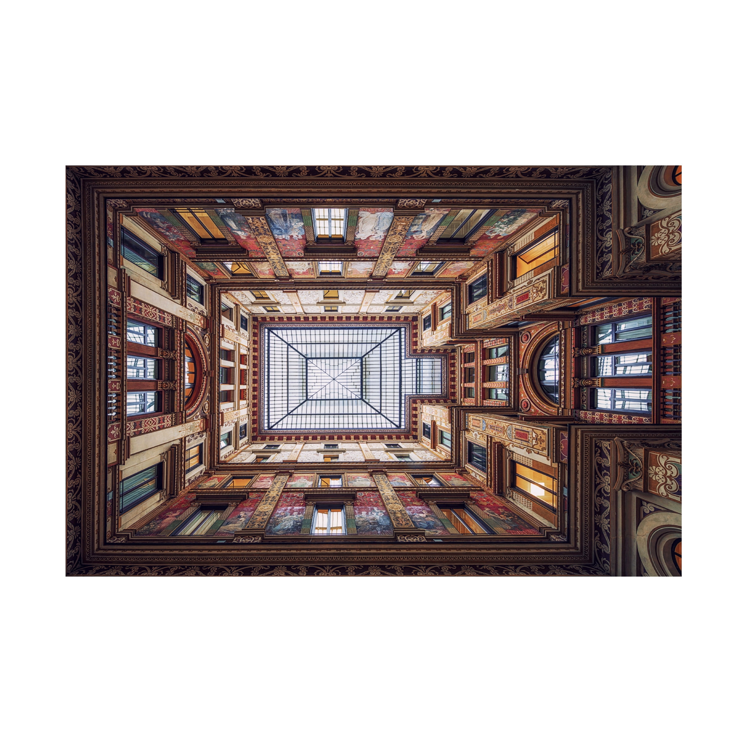 Massimo Cuomo 'Galleria Sciarra, Rome' Canvas Art