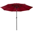 thumbnail image 1 of Pure Garden 10FT Patio Umbrella with Auto Tilt and Vented Canopy (Red), 1 of 10