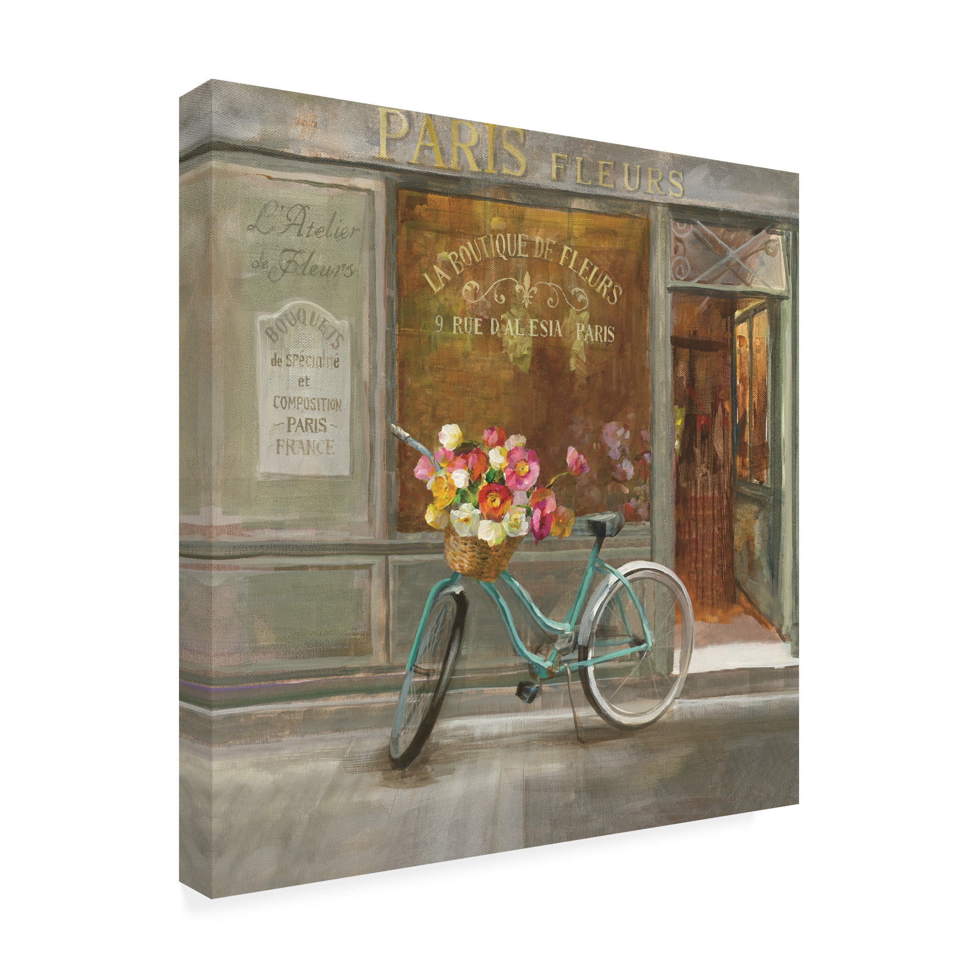 nao海外shopgallery Danhui Nai 'French Flower Shop V2' Canvas Art - Walmart.com