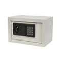 thumbnail image 1 of Stalwart Digital Safe Box with Keypad and 2 Manual Override Keys (White), 1 of 10