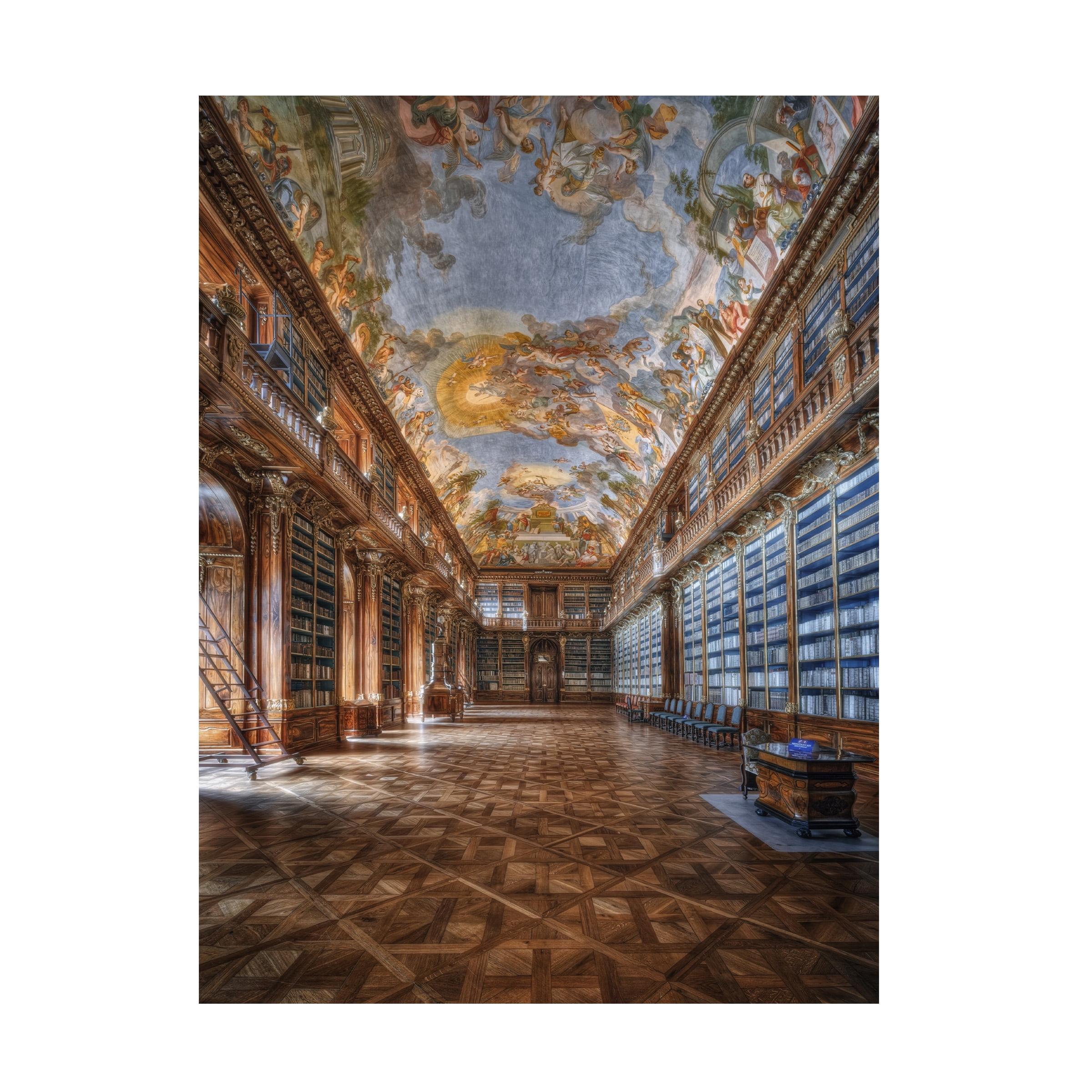 Patrick Aurednik 'Philosophical Hall Strahov Monastery' Canvas Art