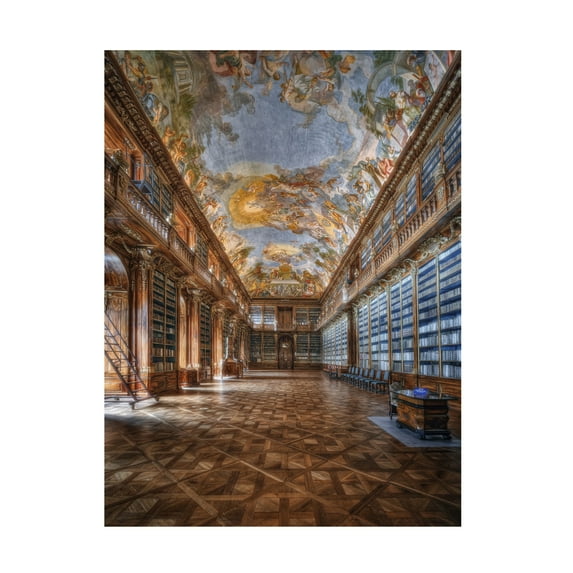 Patrick Aurednik 'Philosophical Hall Strahov Monastery' Canvas Art
