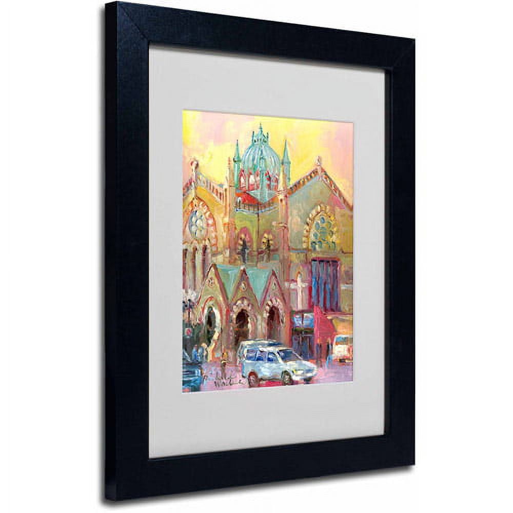 Richard Wallich 'Boston 2' Matted Framed Art