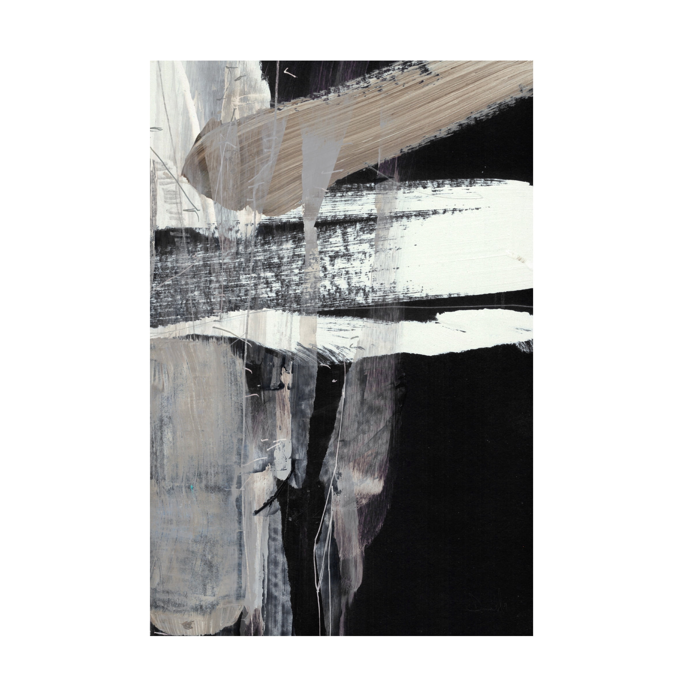 Dan Hobday 'Falling' Canvas Art