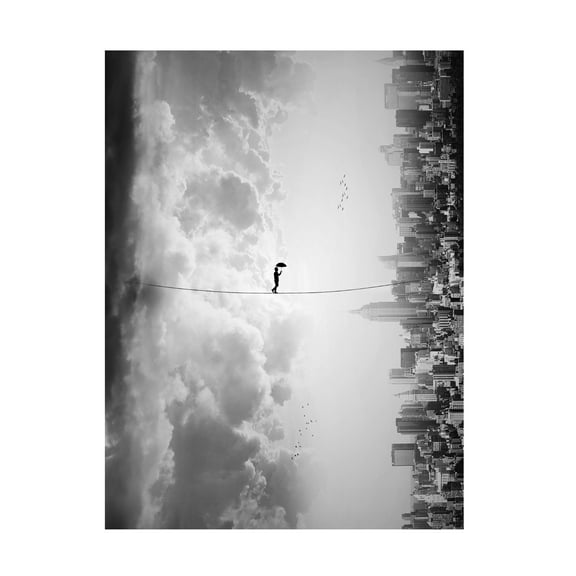 Ivan Marlianto 'Crossing' Canvas Art