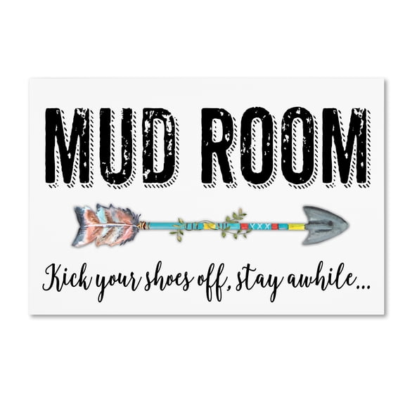 Jean Plout 'Mud Room 3' Canvas Art