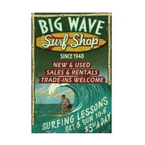 Lantern Press 'Surfing' Canvas Art