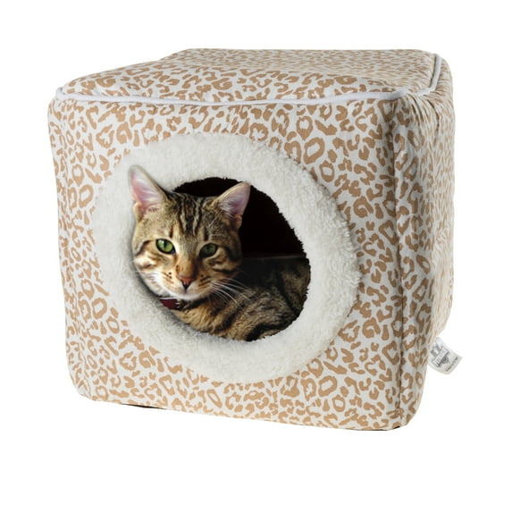 PETMAKER Cat House for Rabbits, Guinea Pigs and Other Animals, Animal Print