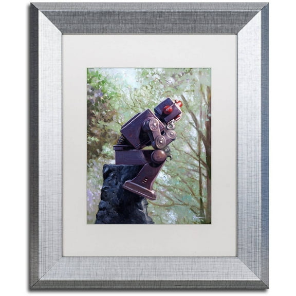 Eric Joyner 'The Collator' Matted Framed Art